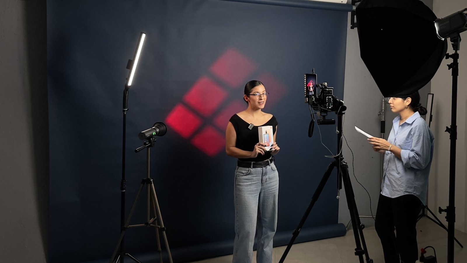 Estudio de producción de video de Ruah Media, empresa de marketing digital en Managua