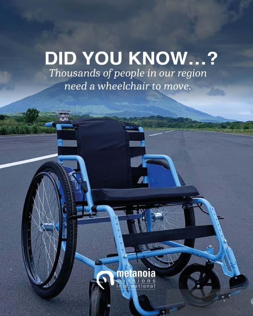 Post de Metanoia Missions International sobre miles de personas en la región, diseño gráfico para redes